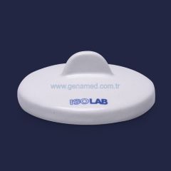 ISOLAB 038.19.052 kroze kapağı - porselen - çap 52 mm    1 paket = 6 adet