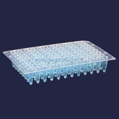 6 PCR plağı - 96 kuyulu - 0,2 ml - steril - eteksiz    1 paket = 10 adet