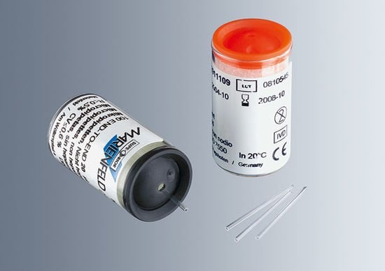 Marienfeld 2910109 Cam Kapiler Pipet, Heparinsiz 10  µl (CE)  Ambalaj Miktarı: 100 Ad.