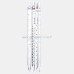 ISOLAB 083.13.025 steril pipetler - tek kullanımlık - 25 ml    1 kolı = 150 adet