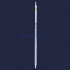 ISOLAB 021.01.002 pipet - cam - dereceli - AS kalite - grup sertifikalı - mavi skala - 2 ml    1 paket = 10 adet