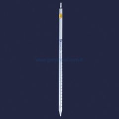 ISOLAB 021.01.005 pipet - cam - dereceli - AS kalite - grup sertifikalı - mavi skala - 5 ml    1 paket = 10 adet