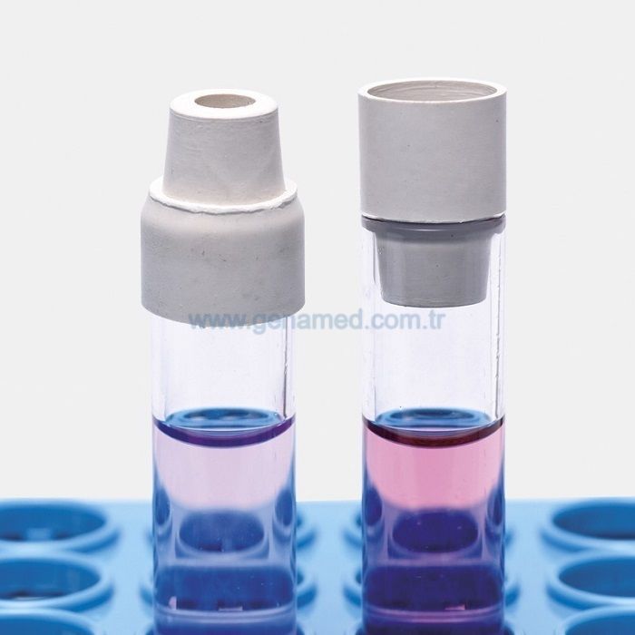ISOLAB 051.26.001 tıpa - çift yönlü - silikon - 7,1 mm çap    1 paket = 10 adet