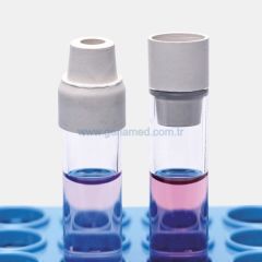 ISOLAB 051.26.001 tıpa - çift yönlü - silikon - 7,1 mm çap    1 paket = 10 adet