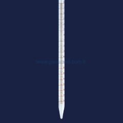 ISOLAB 021.11.005 pipet - cam - dereceli - A kalite - grup sertifikalı - amber skala - 5 ml    1 paket = 10 adet