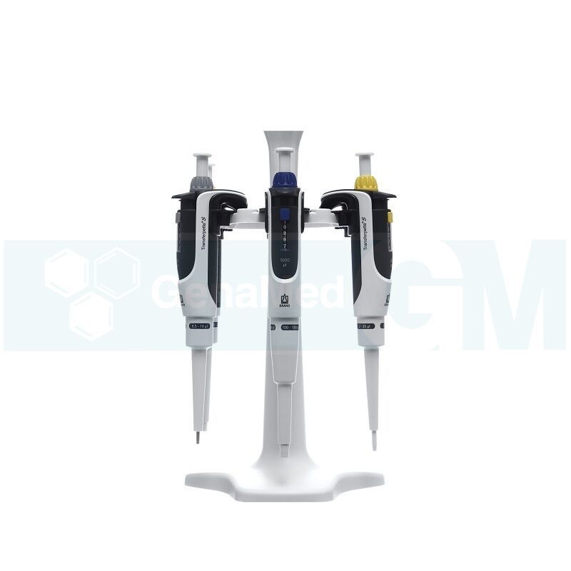 Brand 705896 Pipette package 1 Transferpette® S Ayarlanabilir Hacimli Otomatik Pipet Seti ( 0,1-2,5 ul / 0,5-10 ul / 2-20 ul / 20-200 ul / 100-1000 ul, 6'lı stand ile birlikte )