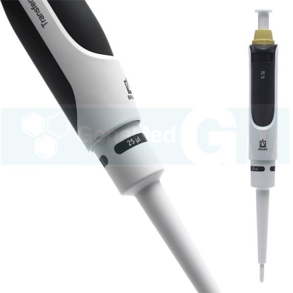 Brand 705820 Transferpette® S Sabit Hacimli Otomatik Pipet, 25 ul
