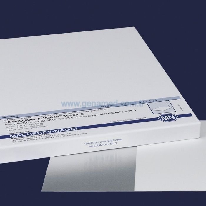 ISOLAB 108.01.015 TLC plaka - 20x20 cm - ALUGRAM ''Xtra'' tabaka - SIL G / UV 254    1 adet = 1 adet