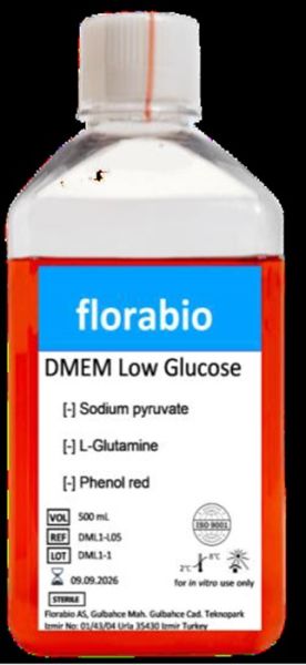DMEM Low Glucose without sodium pyruvatewithout , L-Glutamine , without phenolred Powder 10L