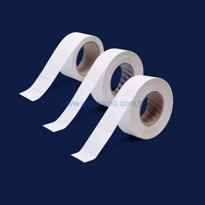 ISOLAB 099.03.072 etiket - dikdörtgen - 70 x 40 mm    1 paket = 1000 adet