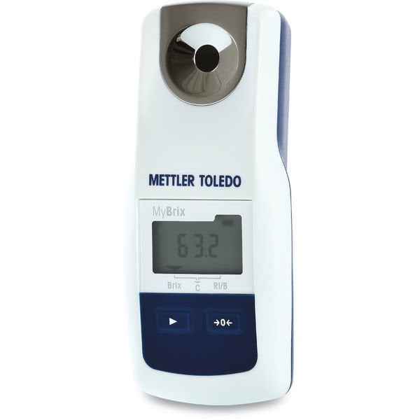 Mettler Toledo 30693200 Handheld Refractometer - MyBrix Refraktometre  Brix (% w/w) / Refractive Index (nD) Refractive index, Brix, Brix compensated 20 °C, HFCS 42 / 55 / 90, °Baumé, KMW