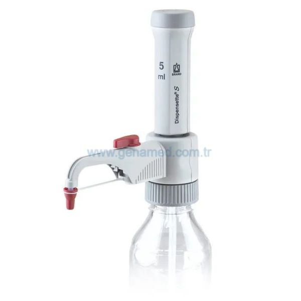 Brand 4600231 Dispensette® S Sabit Hacimli Dispenser - Vanalı, 5 mL