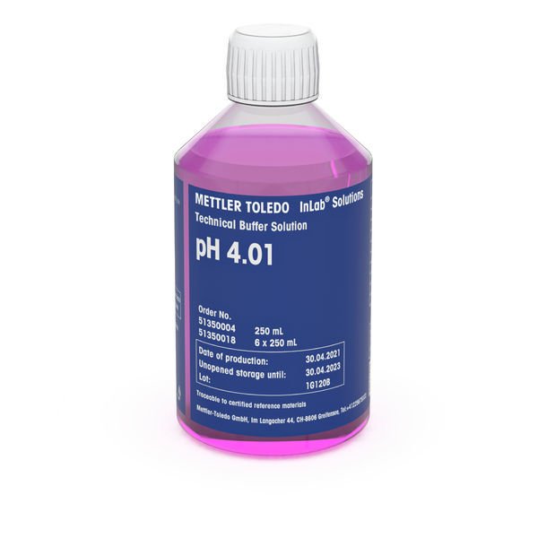 Mettler Toledo 51350004 Technical buffer pH 4.01, 250mL