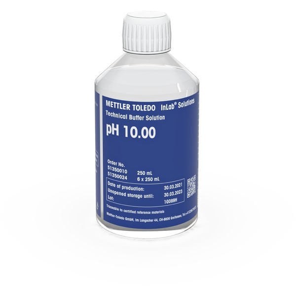 Mettler Toledo 51350010 Technical buffer pH 10.00, 250mL